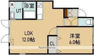 カリーノレプレ【2階】の間取り